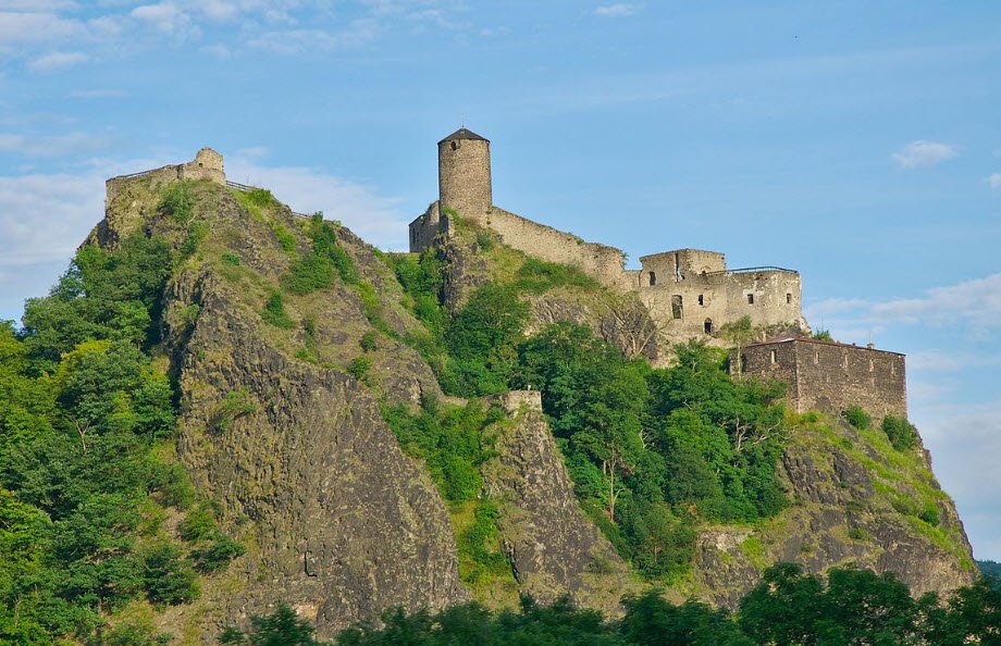 Hrad Střekov, Ústí nad Labem, Czech Republic (Czechia)
